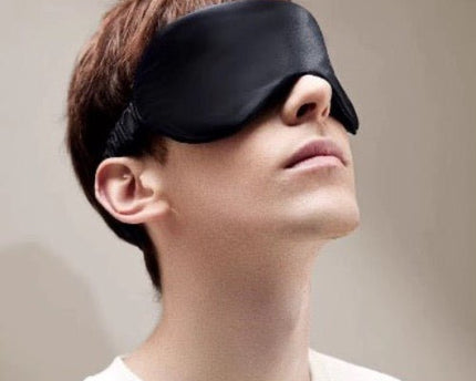 100% zijde ontspanningsslaapmasker-22 mm-effen kleuren-oversize