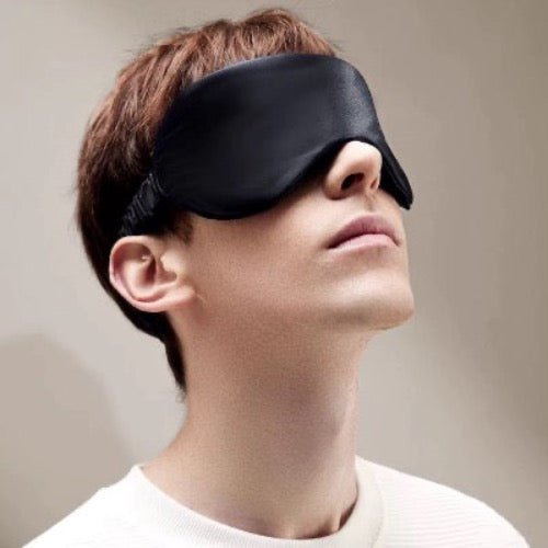 100% zijde ontspanningsslaapmasker-22 mm-effen kleuren-oversize
