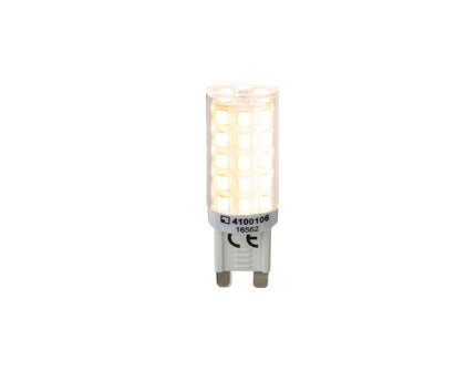 6-set LED-lamp G9, 3,5 watt, gemaakt van plastic, warm wit