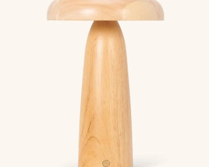 Lennart Houten Tafellamp – Oplaadbare, dimbare en draadloze verlichting