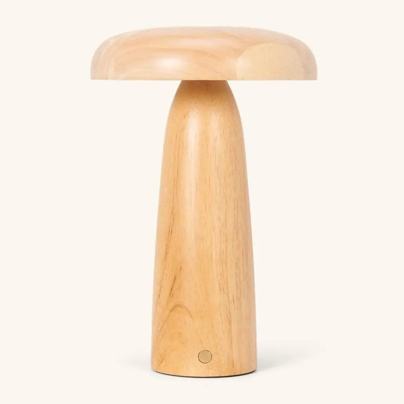 Lennart Houten Tafellamp – Oplaadbare, dimbare en draadloze verlichting