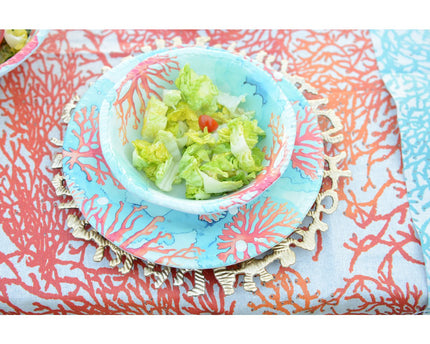 Holle plaat in melamine koraal 20x20x5.5 cm