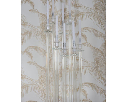KRISTAL KANDELAAR CENTRUM 8 LAMPEN H77CM