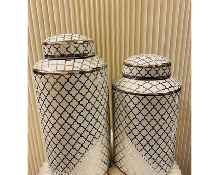 Keramische pot White Gold (Big Size: H*35 W*15)