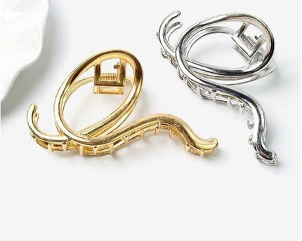 Muzieksnoer grote klauw metalen haarclips