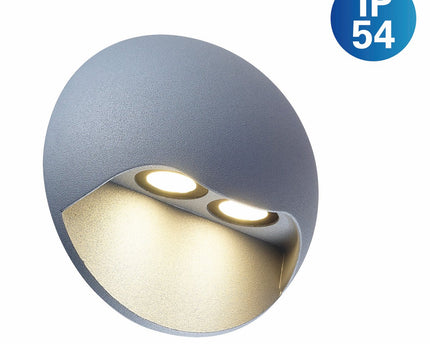 LED externe wandlamp "Vedus" D: 13 cm
