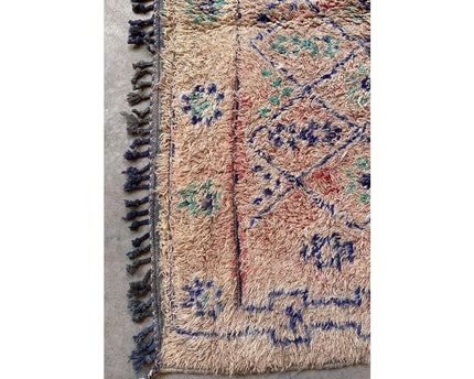 Zuiver wollen Marokkaans Berber-tapijt 180 x 363 cm