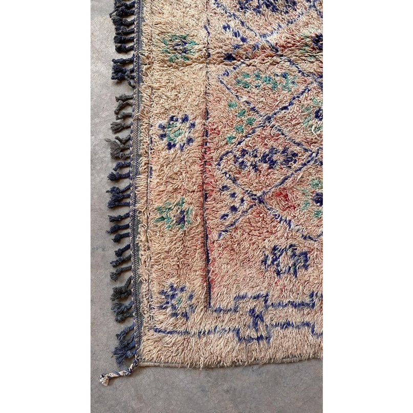 Zuiver wollen Marokkaans Berber-tapijt 180 x 363 cm