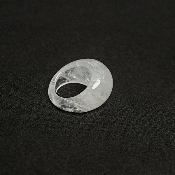 Minimalistische stoere look-ring-Tijgeroogsteen en witte jade