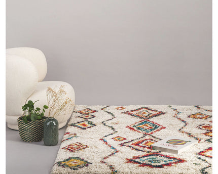 Dik en comfortabel NATIVE vloerkleed in etnische stijl