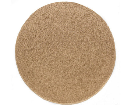 Tapis deco rond GEHAAKT