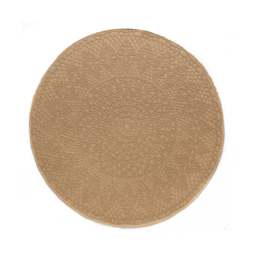 Tapis deco rond GEHAAKT