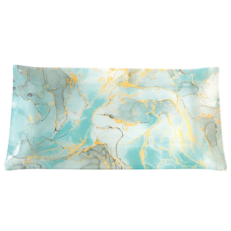 Rechthoekige bakken Ocean Gilded 29,5x15 cm - veel 2