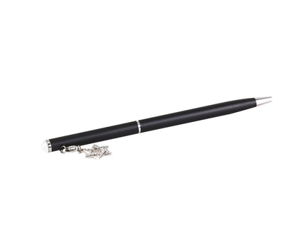 Black Ball Pen met diamant maguen