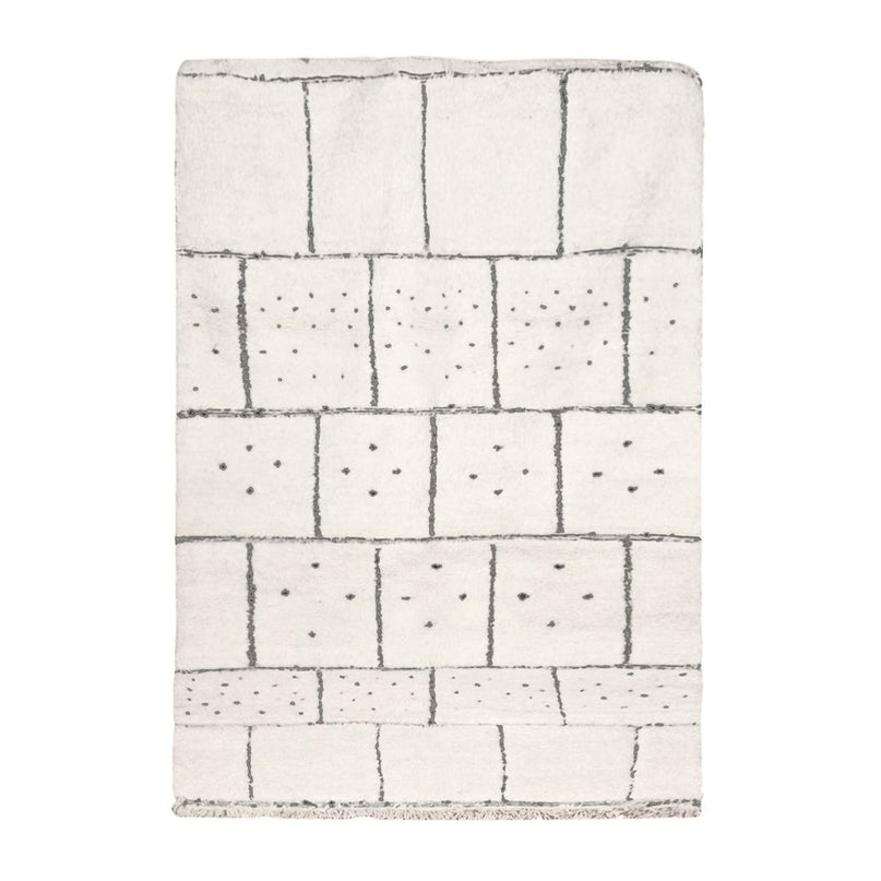 Authentiek Berber vloerkleed van Khouribga-wol 200 x 300 cm