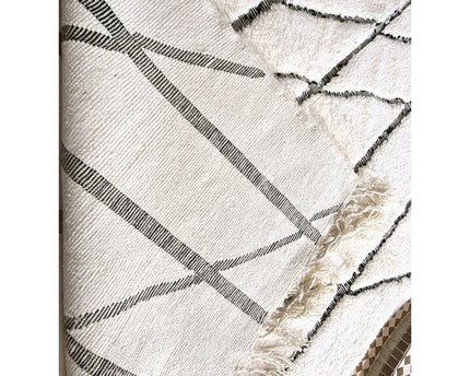 Berber vloerkleed Beni Ouarain zuivere wol 160 x 255 cm