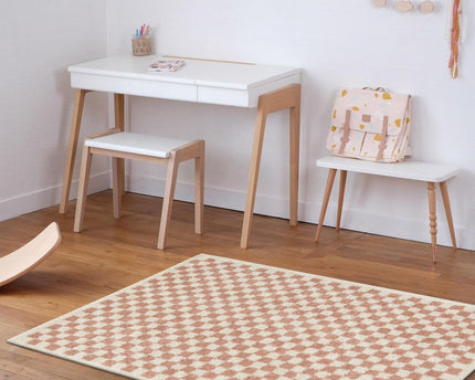Tapis à poil haut doux en comfortabele CHECKERS