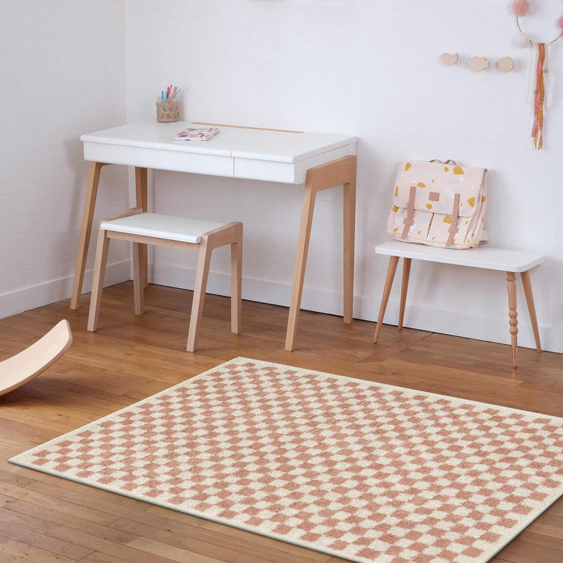 Tapis à poil haut doux en comfortabele CHECKERS
