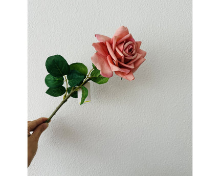 QMF Hand Touch Rose 72cm WIT2PCS
