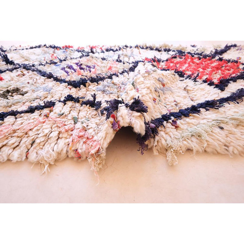 Zuiver wollen Marokkaans Berber-tapijt 85 x 172 cm
