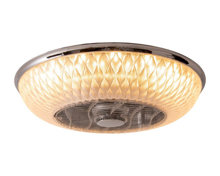 LED -plafondlicht "Viento" met ventilator, gemaakt van metaal en plastic, met geïntegreerde LED's, verlichting voor woonkamers of kantoor