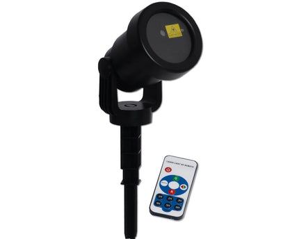 Laser buiten spion met projector, spies gemaakt van plastic, kleurrijk, met geïntegreerde LED, spotlight voor buiten