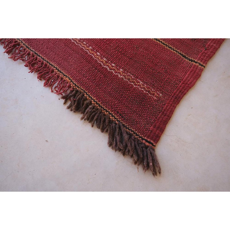 Zuiver wollen Marokkaans Kelim Berber tapijt 157 x 217 cm