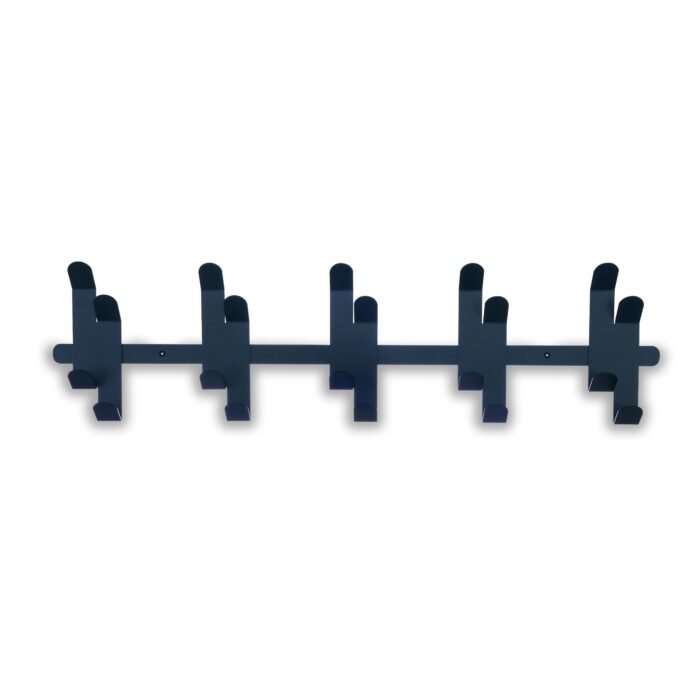 Gorillz Origami - Wandkapstok - 10 Dubbele - Kapstok Haken - Blauw