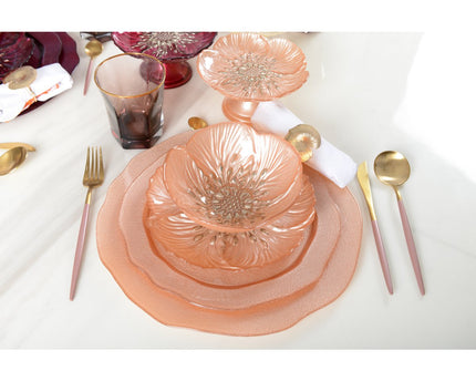 Zalmbloemdessertplaat