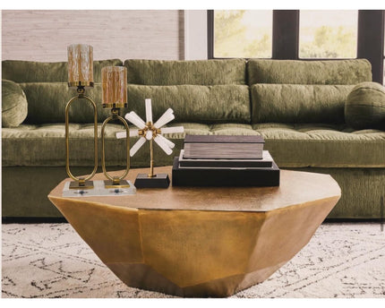 CANDLESTICK | GLASS | GOLD ZH02 Small size: 12*8.5*40