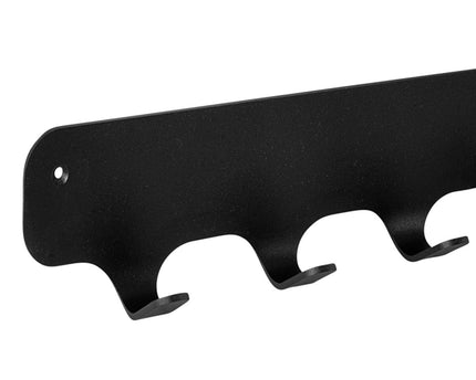 Gorillz Rounded Seven - Wandkapstok - 7 Kapstok Haken - Zwart