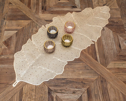 90x34cm Golden Sheet Table Runner