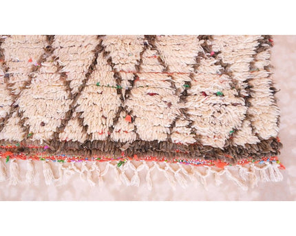 Zuiver wollen Marokkaans Berber-tapijt 103 x 230 cm