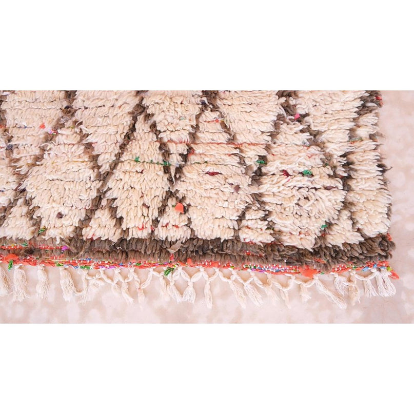 Zuiver wollen Marokkaans Berber-tapijt 103 x 230 cm