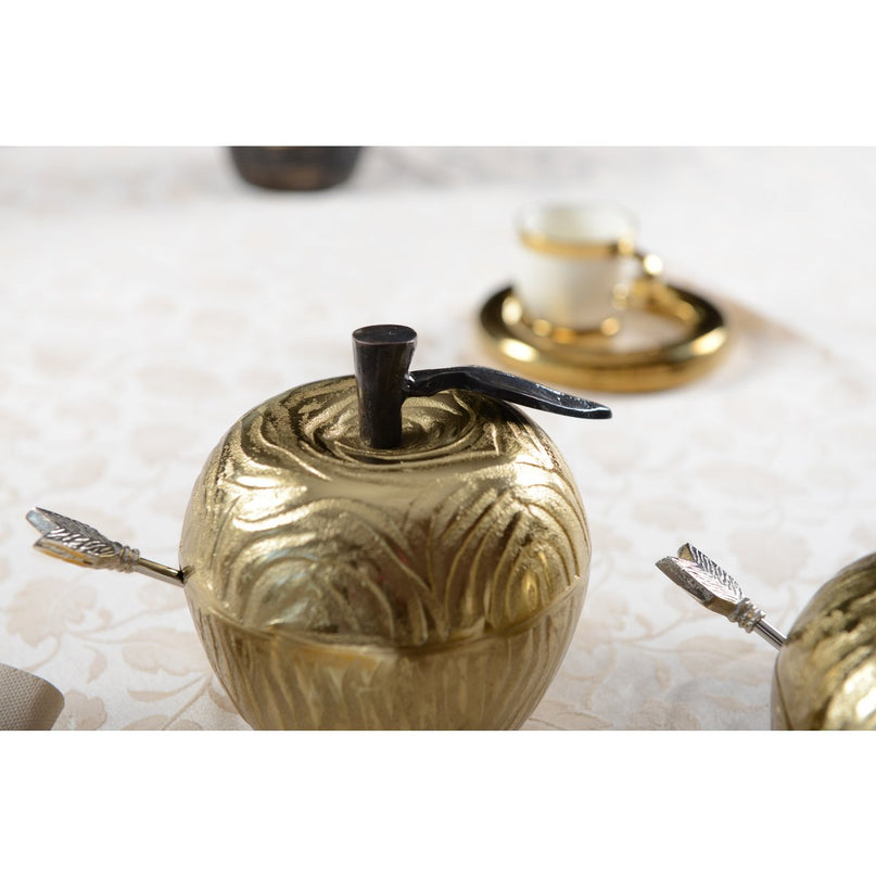 Sugar Pot gouden appelvorm
