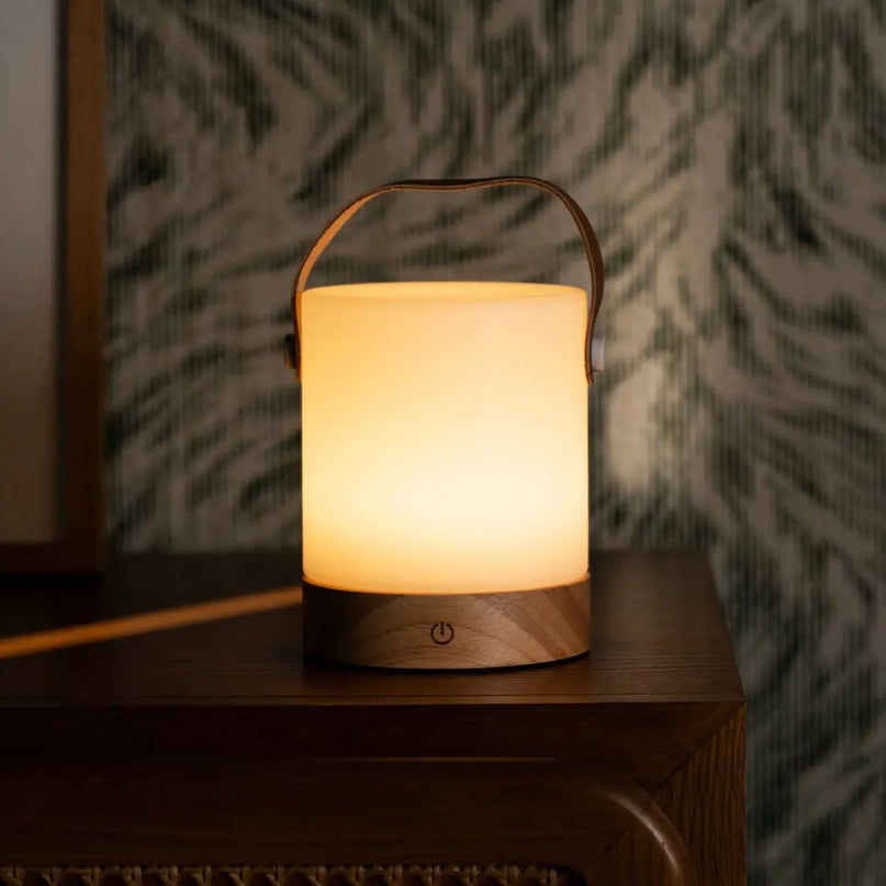 Avery lichtbruin oplaadbare taflamp-draadloos, dimable en USB-C