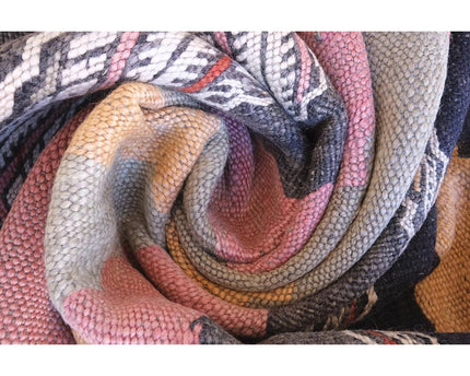 Zuiver wollen Marokkaans Kelim Berber tapijt 173 x 370 cm