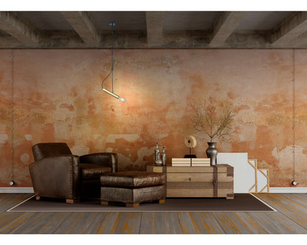 Metal Baldachin met textielkabel "Corbatin", messing, E27 -versie, verlichting voor woonkamer of kantoor