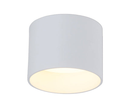 LED Spot "Trios" Ø 10 cm wit, gemaakt van metaal en plastic met geïntegreerde LED's