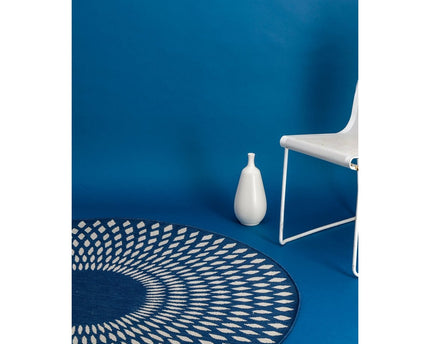 ILLUSION rond vloerkleed voor binnen en buiten