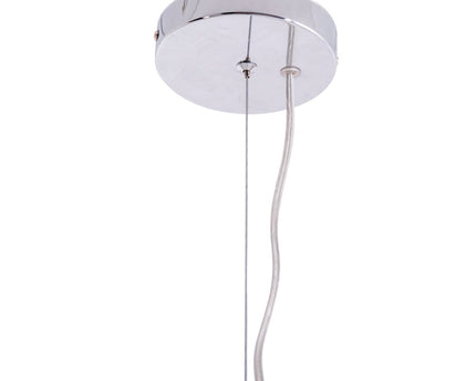 Hanger lamp "explosie" gemaakt van metaal- en irisglas, G9 -frames, hangende lamp voor eetkamer, woonkamer, hal of kantoor, Øca. 65 cm