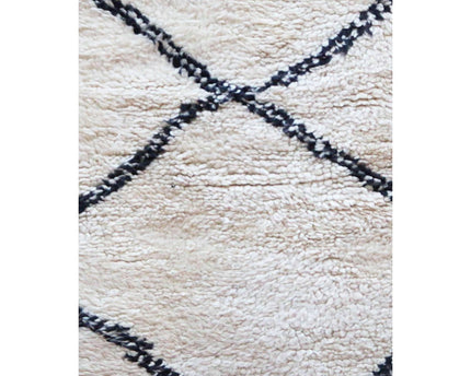 Zuiver wollen Marokkaans Berber-tapijt 160x249 cm