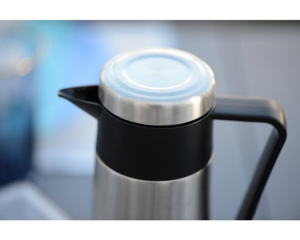 Roestvrij en zwart isotherme koffiezetapparaat 1L