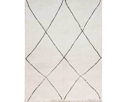 Berber vloerkleed Beni Ouarain zuivere wol 163 x 271 cm