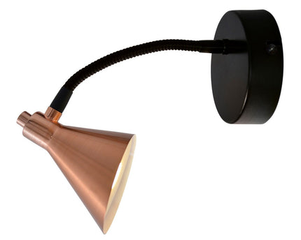 LED wandlamp "Koper"