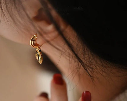 Vintage geïnspireerde Rose Drop oorbellen
