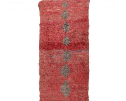 Zuiver wollen Marokkaans Berberkleed 110 x 237 cm