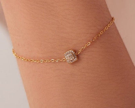 Chique sprankelende stapelarmbandenset