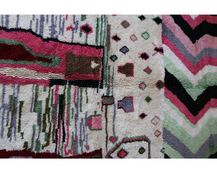 Zuiver wollen Marokkaans Berber-tapijt 203 x 292 cm