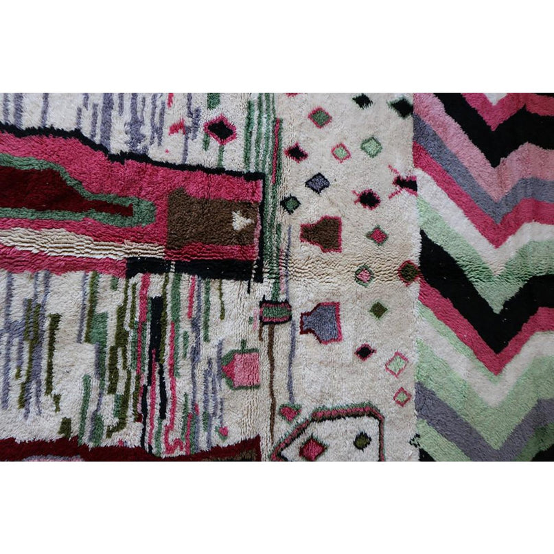 Zuiver wollen Marokkaans Berber-tapijt 203 x 292 cm